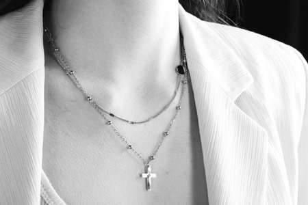 Stunning Gold and Diamond Jewelry for Womenの写真素材