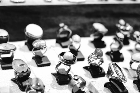 Elegant Gold and Diamond Pendant Necklacesの写真素材