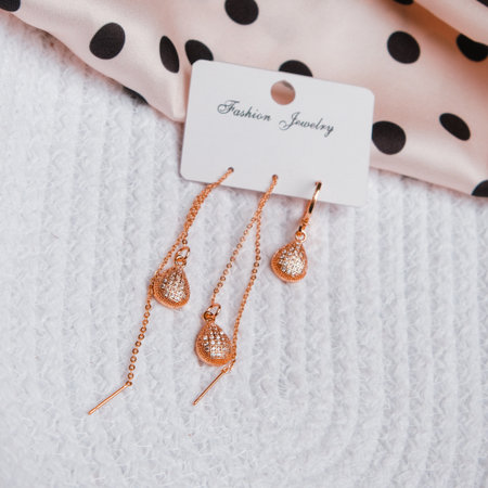 Luxury Gold and Diamond Jewelryの写真素材