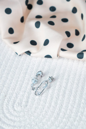 Luxury Diamond and Gold Jewelryの写真素材