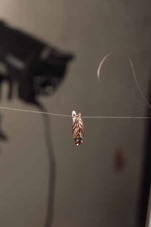 Handcrafted Luxury Jewelry with Diamonds and Goldの写真素材