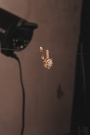 Bold and Elegant Diamond and Gold Statement Piecesの写真素材