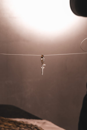 luxury gold and diamond jeweleryの写真素材