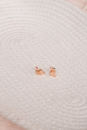 Sophisticated Gold and Diamond Jewelry for Womenの写真素材