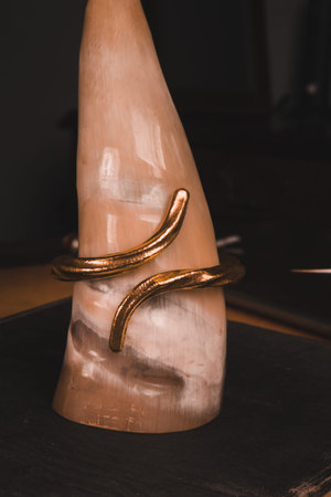 Beautiful Gold and Diamond Cocktail Jewelryの写真素材