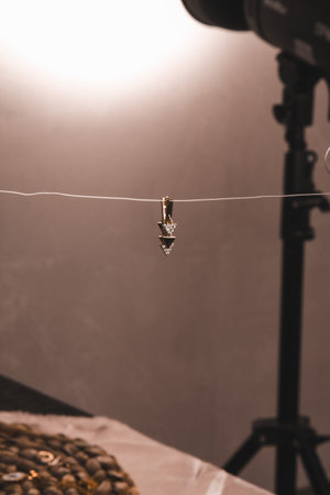 Stylish jewellery, diamonds and precious stones.の写真素材