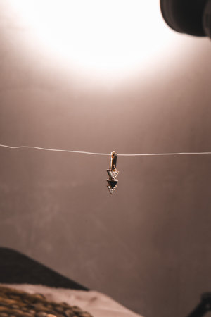 Elegant jewelry, Jewels set with gemstones.の写真素材