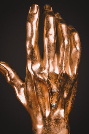 Elegant jewelry, Jewels set with gemstones.の写真素材