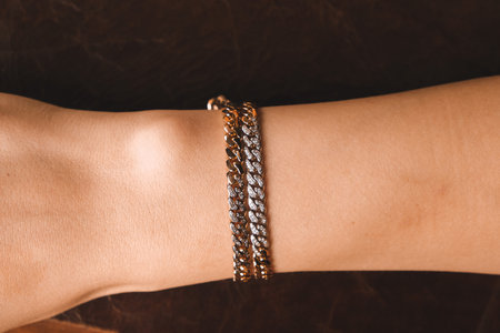 Elegant Gold and Diamond Rings with Gemstonesの写真素材