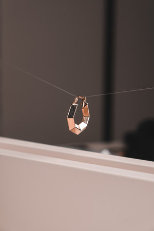 Stylish Gold and Diamond Jewelry for Modern Womenの写真素材