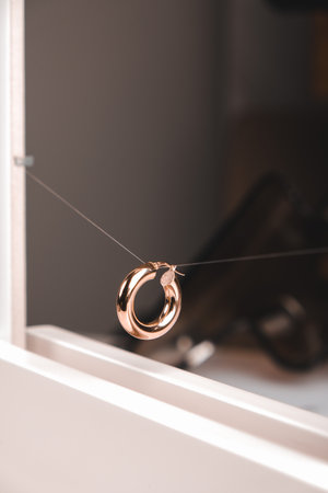 Elegant Diamond and Gold Jewelry for Womenの写真素材