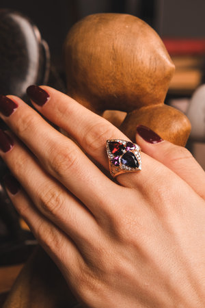 Beautiful Gold and Diamond Cocktail Jewelry
