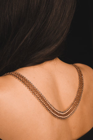 Luxury Bridal Jewelry: Diamonds and Gold Engagement Jewelryの写真素材