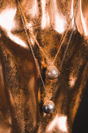 Exclusive Gold and Diamond Jewelry for Luxury Loversの写真素材