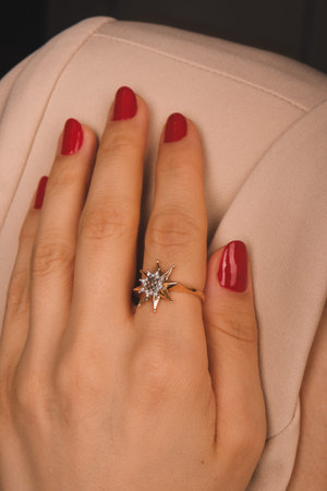 Elegant jewelry, Jewels set with gemstones.