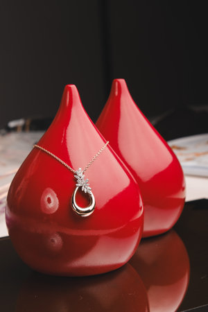 Exquisite Diamond Jewelry with Gold Accentsの写真素材