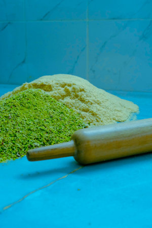 Elegant Baklava Plating for Gourmet Presentationの写真素材