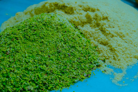 Delicious Dessert Pistachio Baklavaの写真素材