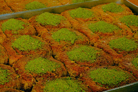 Delicious Dessert Pistachio Baklava