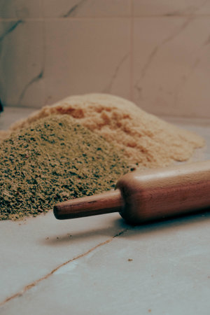 Authentic Turkish Dessert with Rich Syrupの写真素材