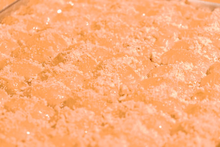 Sweet layers of perfection in every biteの写真素材