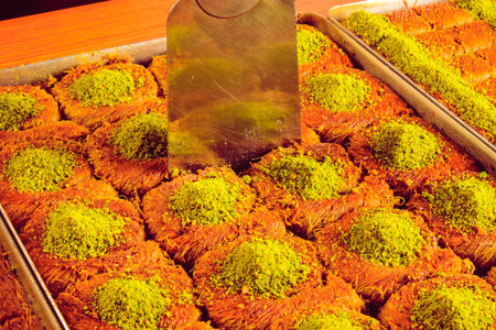 Baklava Pyramid â€“ Creative Dessert Arrangement