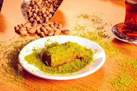Baklava Pyramid â€“ Creative Dessert Arrangement