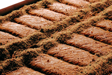 Authentic Turkish Dessert with Rich Syrup