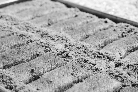 Sweet layers of perfection in every biteの写真素材