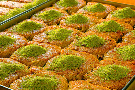 Authentic Turkish Dessert with Rich Syrup
