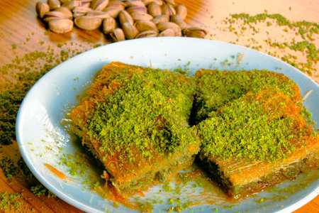 Sweet Treat from the Ottoman Cuisine: Pistachio Baklava