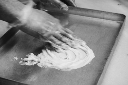 Baklava Pyramid â Creative Dessert Arrangementの写真素材