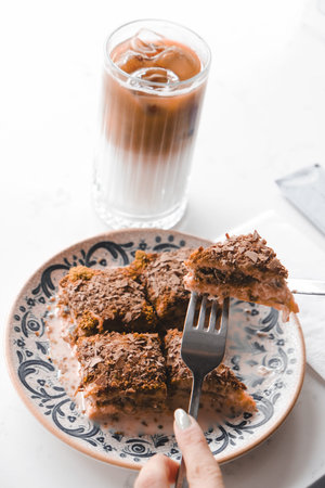 Authentic Turkish Dessert with Rich Syrup