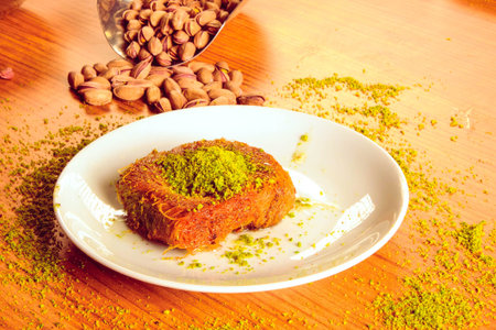 Baklava Pyramid â€“ Creative Dessert Arrangement