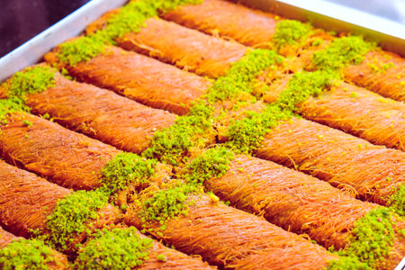Delicious Dessert Pistachio Baklava
