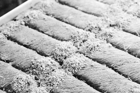 Sweet layers of perfection in every biteの写真素材