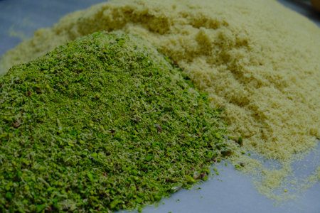 Delicious Dessert Pistachio Baklavaの写真素材