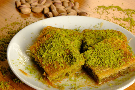 Authentic Turkish Dessert with Rich Syrup