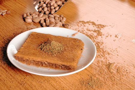 Authentic Turkish Dessert with Rich Syrup