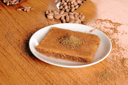 Baklava Pyramid â€“ Creative Dessert Arrangement