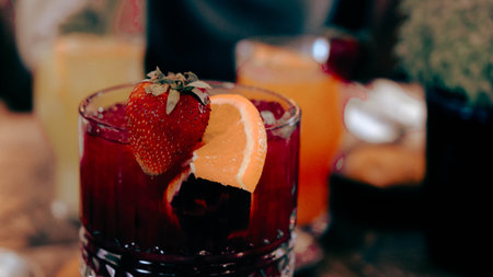 Creative cocktails with a touch of luxuryの写真素材