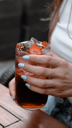 Fun and fruity cocktails for summer celebrationsの写真素材