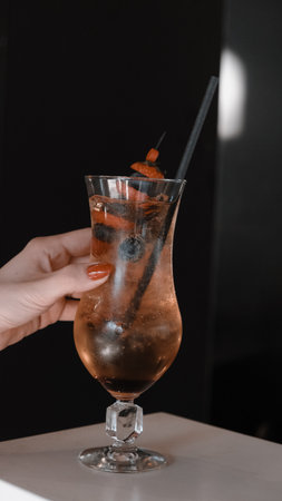 Creative cocktails with a touch of luxuryの写真素材