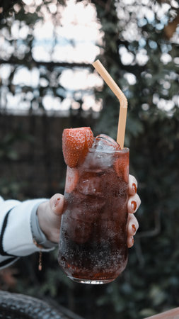 Creative cocktails with a touch of luxuryの写真素材