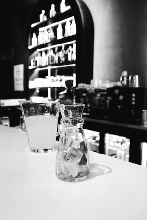 Creative cocktails with exotic flavorの写真素材