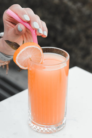 Creative cocktails with exotic flavor