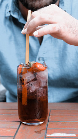 Tropical cocktails with a refreshing twist