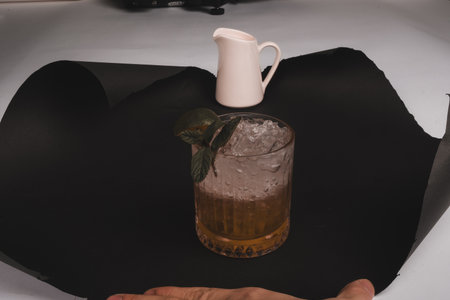 Fruit-infused cocktails for a refreshing tasteの写真素材