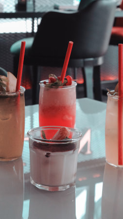 A variety of cocktails to suit every tasteの写真素材