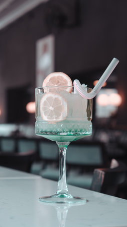 Creative cocktails with exotic flavorの写真素材